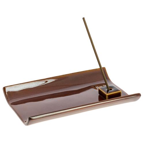 Yukari incense holder - Brown