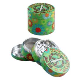Grinder alluminio BL "Smoking for peace" - Grinder alluminio BL "Smoking for peace"