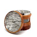Wooden Style Grinder with windows - Cherry Wood